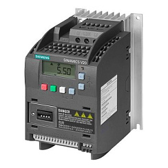 Преобразователь частоты Siemens v20 6SL3210-5BE21-1UV0 3ф без фил. 3.1А 1.1кВт 380В